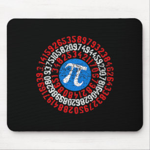 Nope Pi Day Funny Face Mask Teacher Student Quaran Mouse Pad