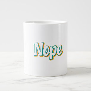 Nope Retro Large Coffee Mug