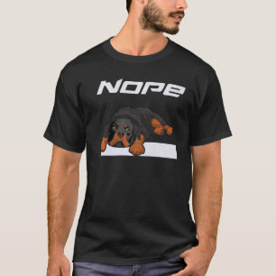 Nope Rottweiler Face Dog Rottie Mama Mum Dogs Appa T-Shirt