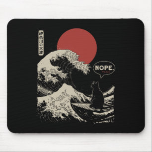 Nope. The Great Wave Kanagawa Funny Japanese Surfi Mouse Pad