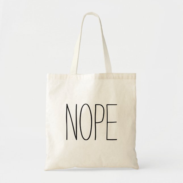 Nope Tote Bag (Front)