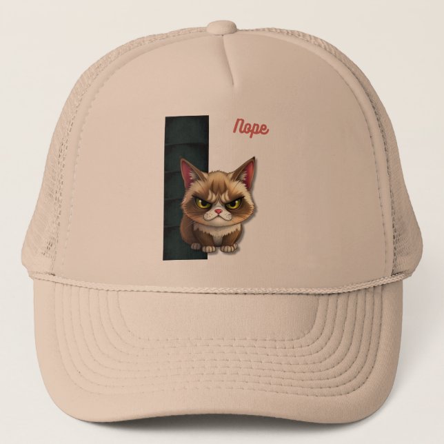 Nope Trucker Hat (Front)