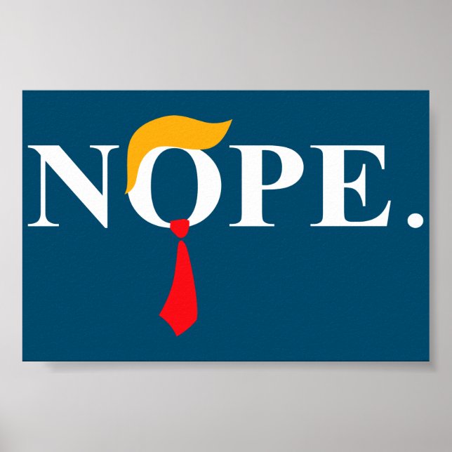Nope Trump Poster (Front)