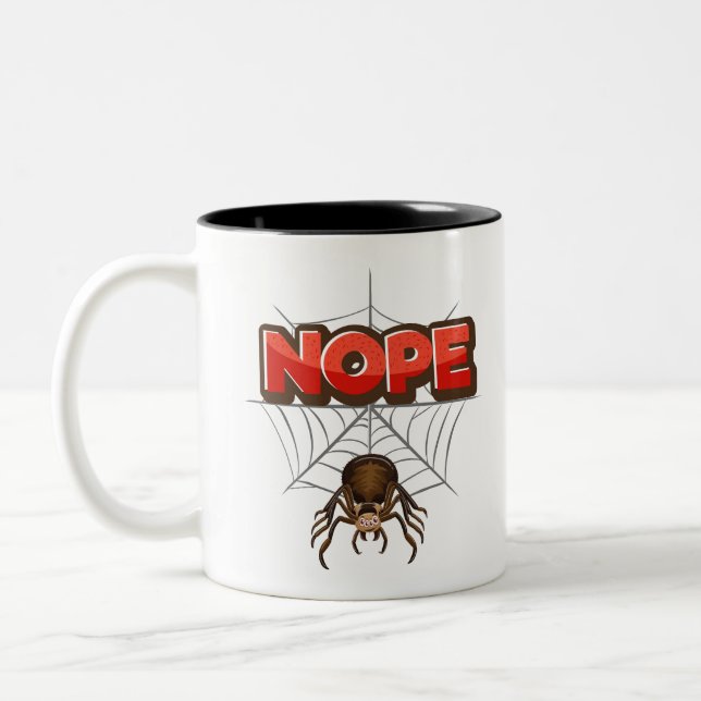 nope Two-Tone coffee mug (Left)