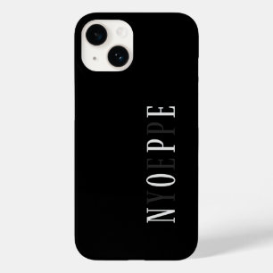 Nope Yep Minimalist Case-Mate iPhone 14 Case