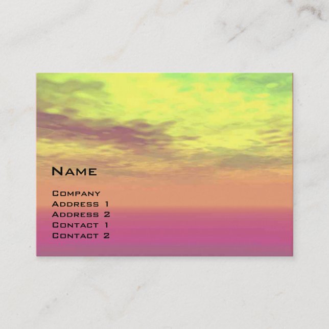 NORA , BACK TO THE FUTURE BUSINESS CARD (Front)