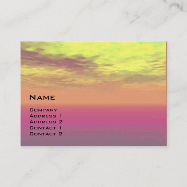 NORA , BACK TO THE FUTURE BUSINESS CARD (Front)