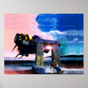 NORA, BACK TO THE FUTURE ,Science Fiction,Sci-Fi Poster