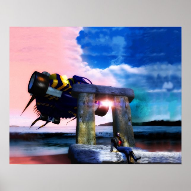 NORA, BACK TO THE FUTURE ,Science Fiction,Sci-Fi Poster (Front)