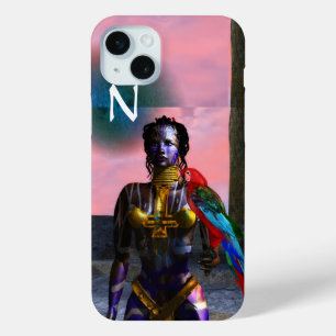 NORA CYBER WARRIOR MONOGRAM iPhone 15 MINI CASE
