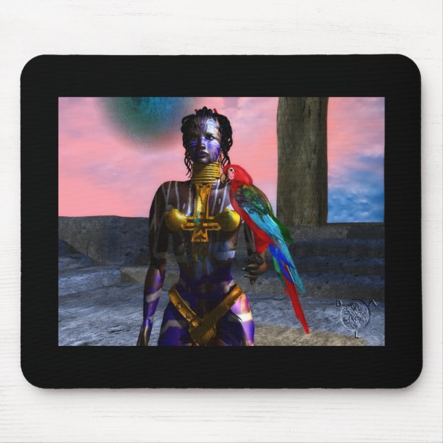 NORA CYBER WARRIOR MOUSE PAD (Front)