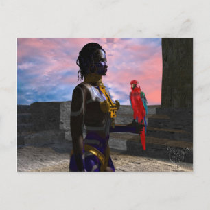 NORA CYBER WARRIOR POSTCARD