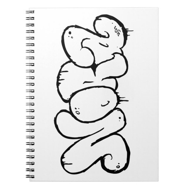 Nora Graffiti Art Name - Notebook (Front)