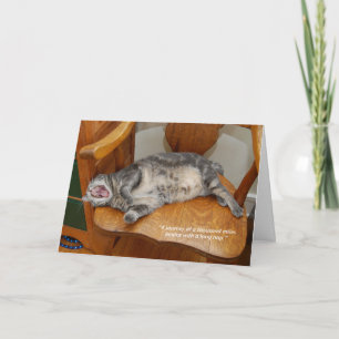 Nora Quote 7"x5" Folded Greeting Card