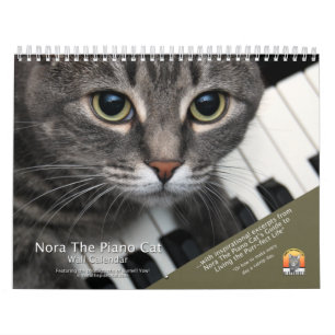 Nora The Piano Cat Calendar: With Excerpts Calendar