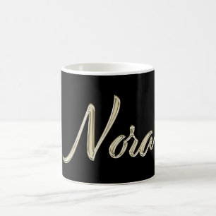 Nora white gold Handwriting Tasse Kaffeetasse Coffee Mug