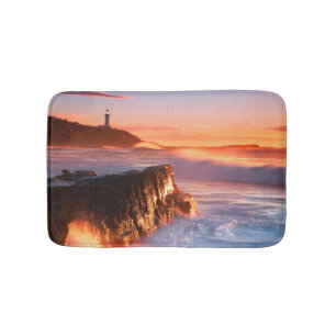 Norah Head Lighthouse Soldiers Beach, Australia Bath Mat