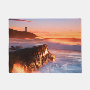 Norah Head Lighthouse   Soldiers Beach, Australia Doormat