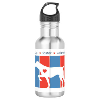 NorCalGSPRescue Striped Logo Water Bottle