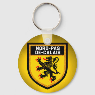 Nord-Pas-de-Calais Flag Key Ring