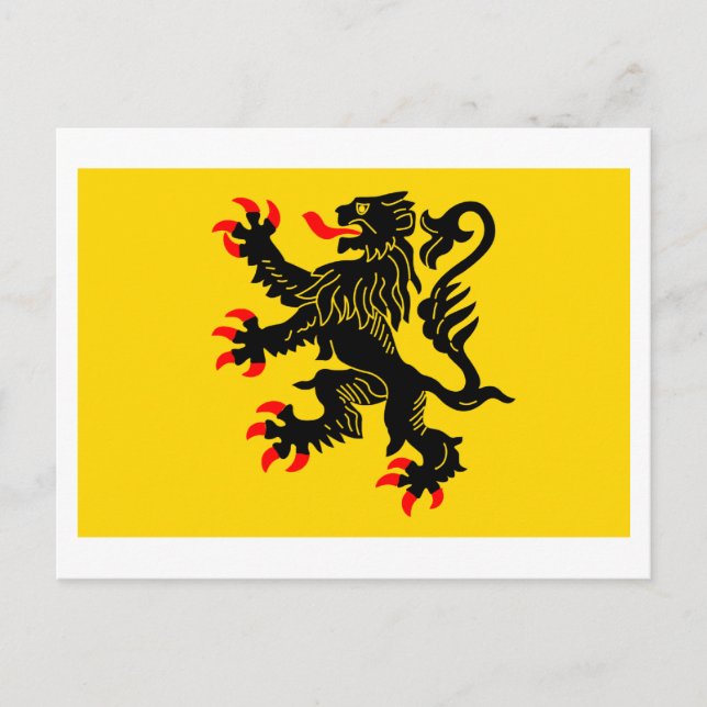 Nord-Pas-de-Calais flag Postcard (Front)