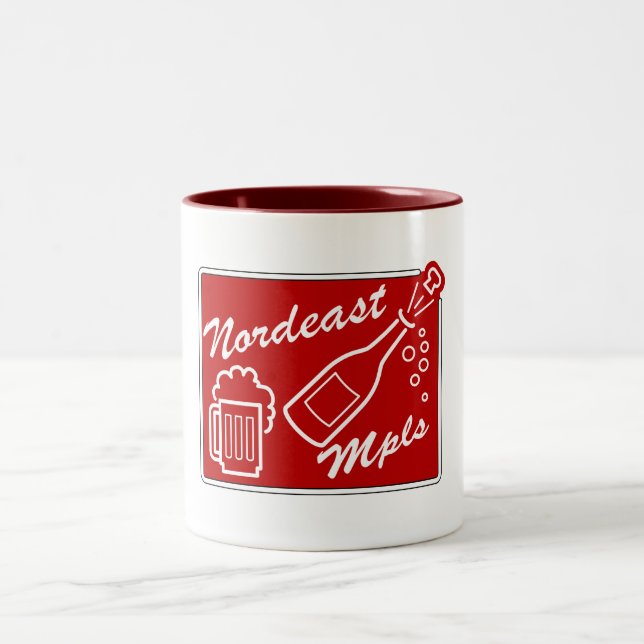 Nordeast Minneapolis Two-Tone Coffee Mug (Center)