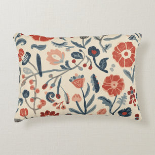 Nordic Bloom Scandinavian Botanical Garden Floral Decorative Cushion