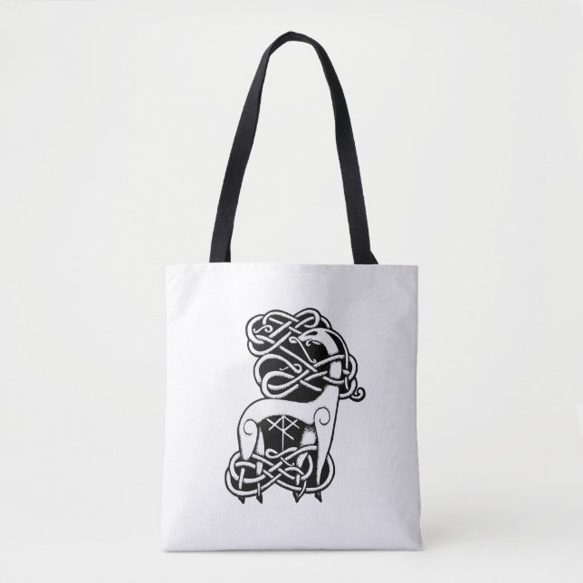 Nordic/Celtic deer  Tote Bag (Front)