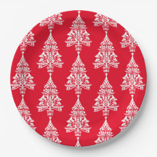 Nordic Christmas Decorations Paper Plate