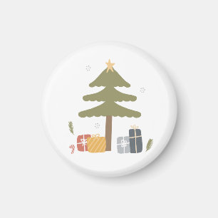 Nordic Christmas Party Scandi Christmas Tree Magnet