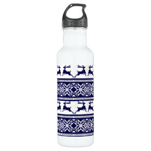 Nordic Christmas Scandinavian Reindeer 710 Ml Water Bottle
