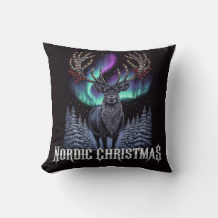 Nordic Christmas Throw Pillow