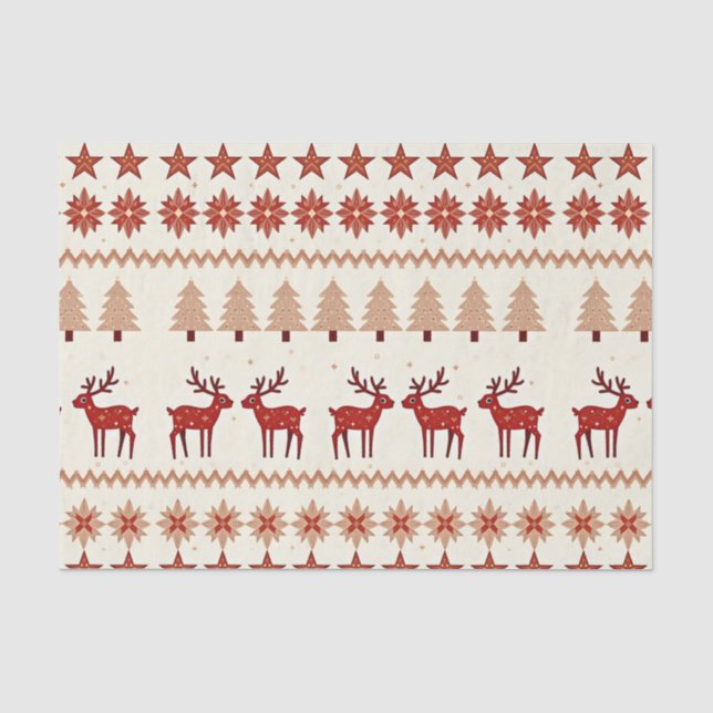 Nordic Christmas  Tissue Paper (Front)