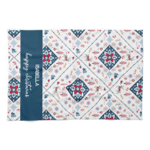 Nordic Christmas with Snowflakes and Reindeer