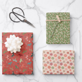 Nordic Christmas Wrapping Paper Sheets