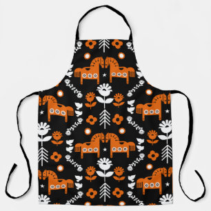 Nordic Data Horse Home Decor Apron
