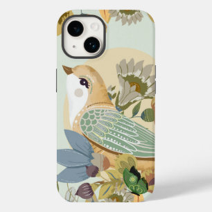 Nordic Folk Art Bird Case-Mate iPhone 14 Case