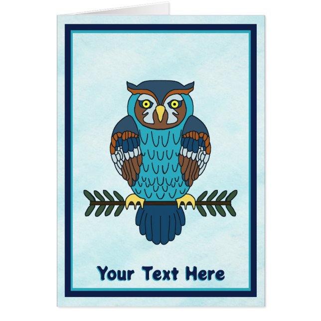 Nordic Folk Art Owl (Front)