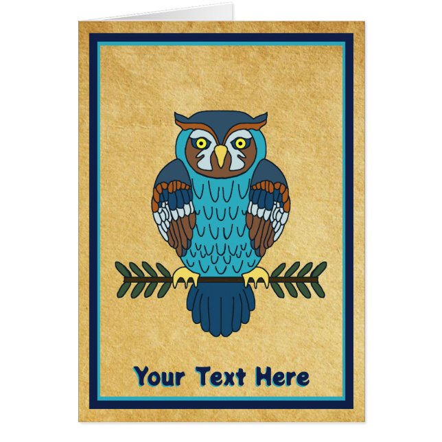 Nordic Folk Art Owl (Front)