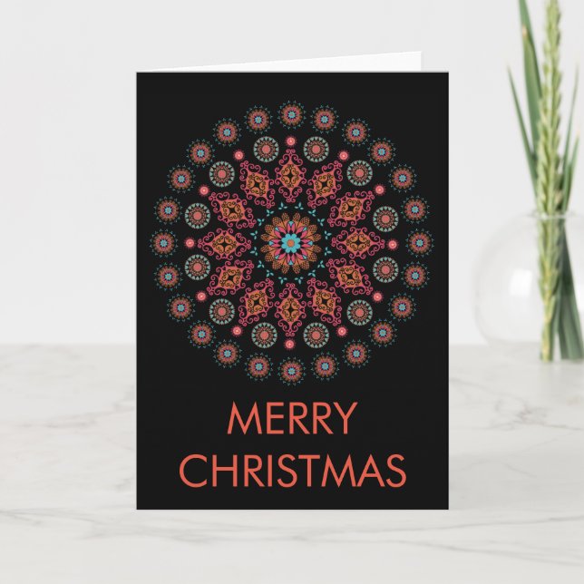 NORDIC FOLKSY CHRISTMAS CARD (Front)