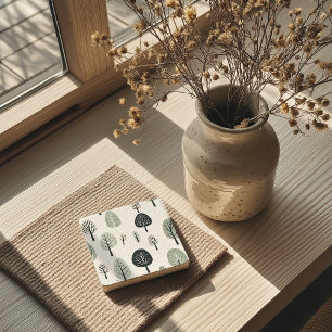 Nordic Forest Stone Coaster