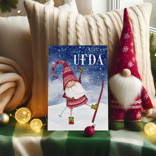 Nordic Gnome Ufda Christmas Holiday Card