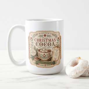 Nordic Hot Cocoa Label Coffee Mug