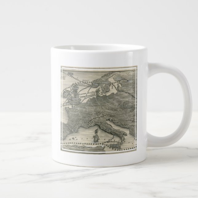 Nordic Invasions Large Coffee Mug (Right)