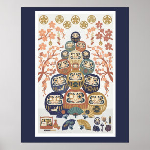 Nordic-Japanese Illustration –JAPAN Poster