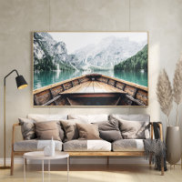 Nordic Lake Mountain Boat Nature
