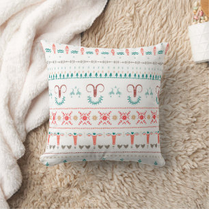 Nordic Light Winter Pattern Cushion