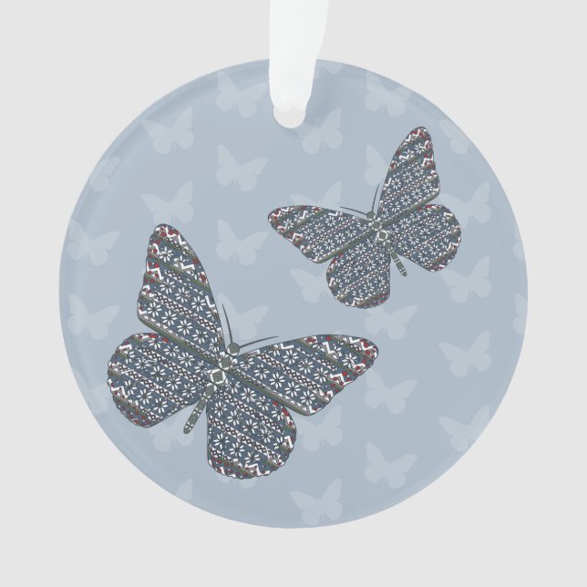 Nordic Monarch Acrylic Ornament (Front)