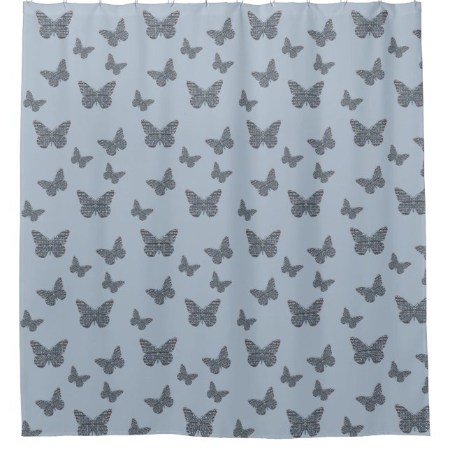 Nordic Monarch Shower Curtain (Front)