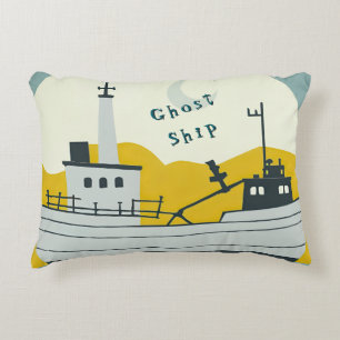 Nordic Moon Boat Decorative Cushion
